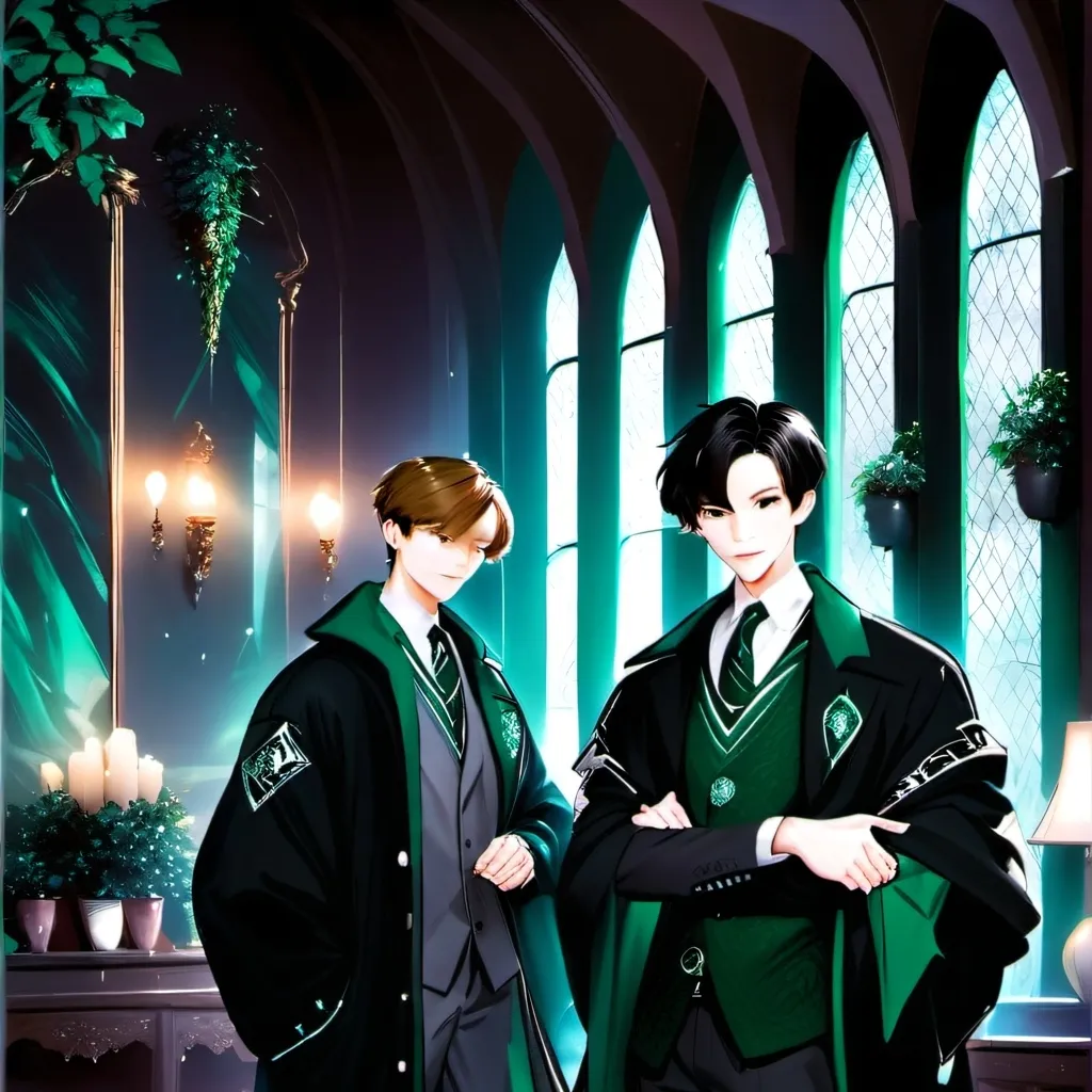 chat with ai character: Slytherin boys