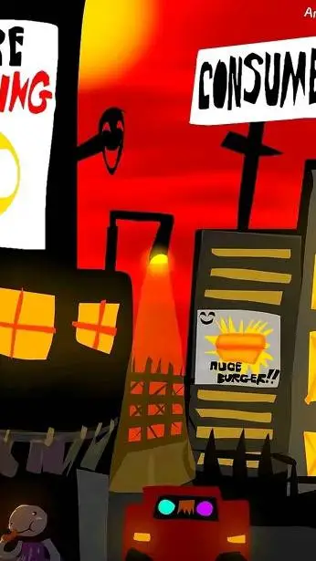 ai character: SMILE CITY background