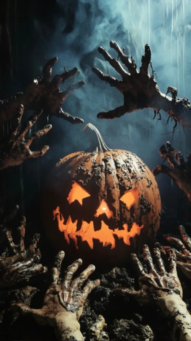 ai character: Tfc Halloween background