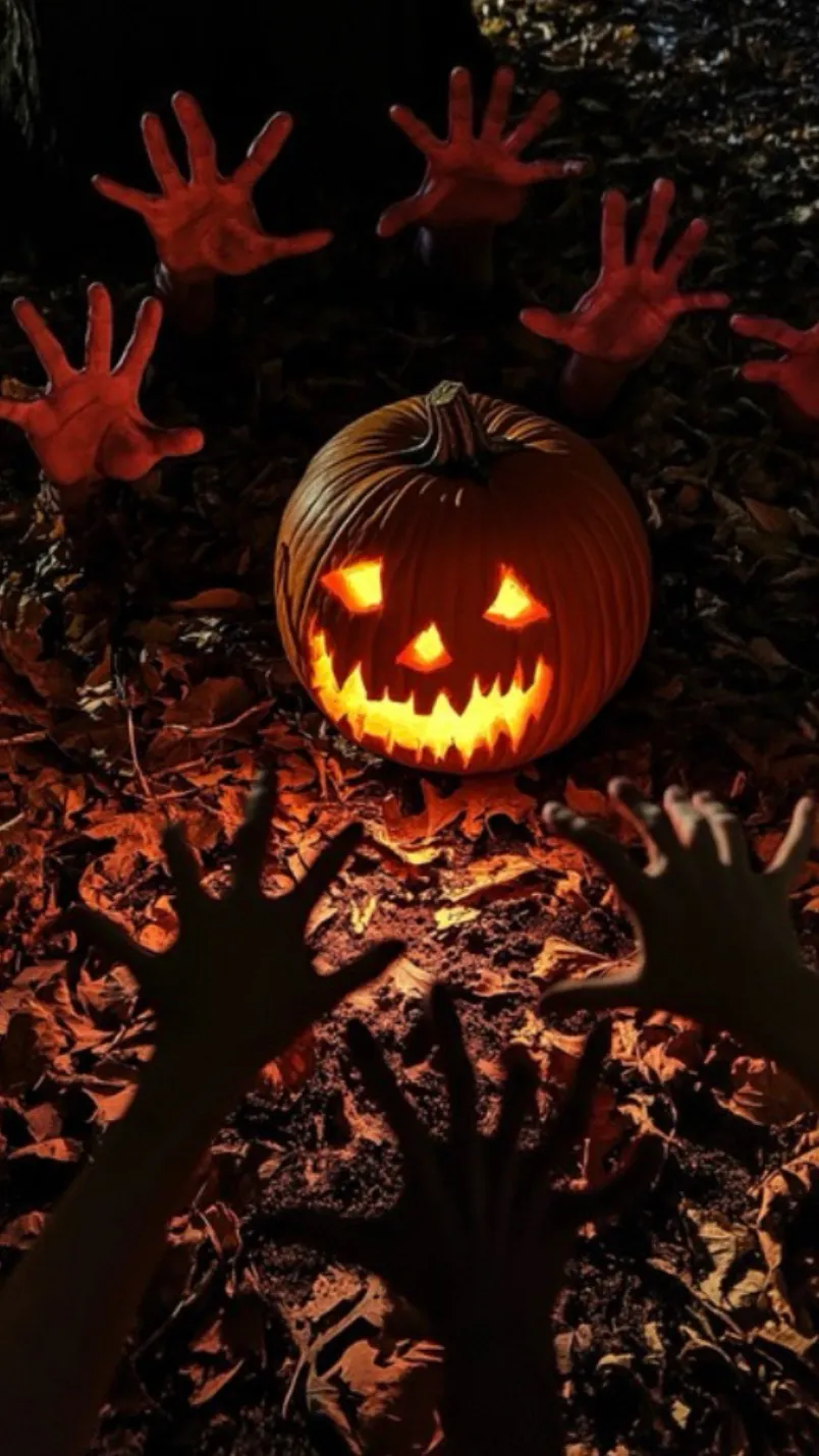 ai character: Halloween pick me background