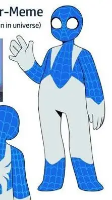 ai character: SpiderMan SMG4 background