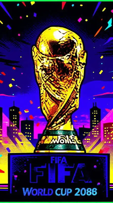 ai character: WORLD CUP 2026 background