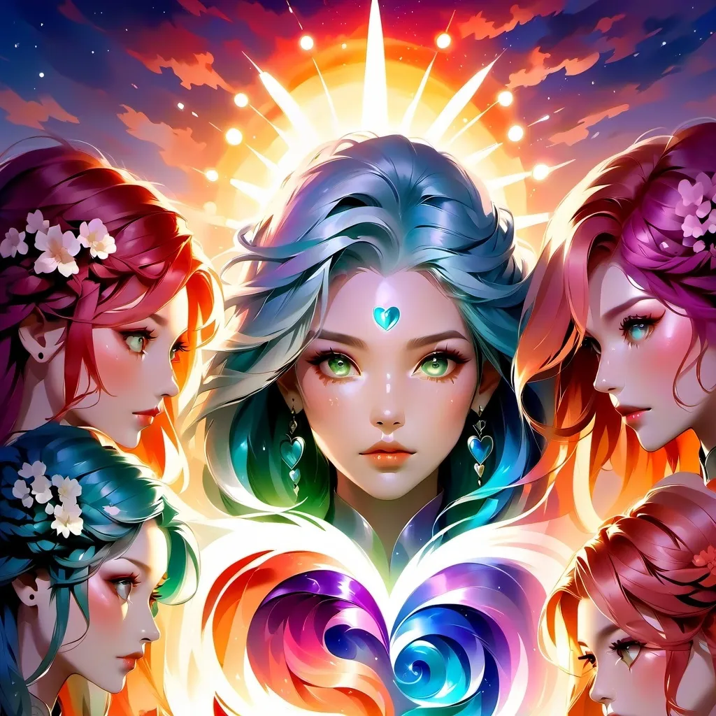 chat with ai character: rainbow girls 🌈