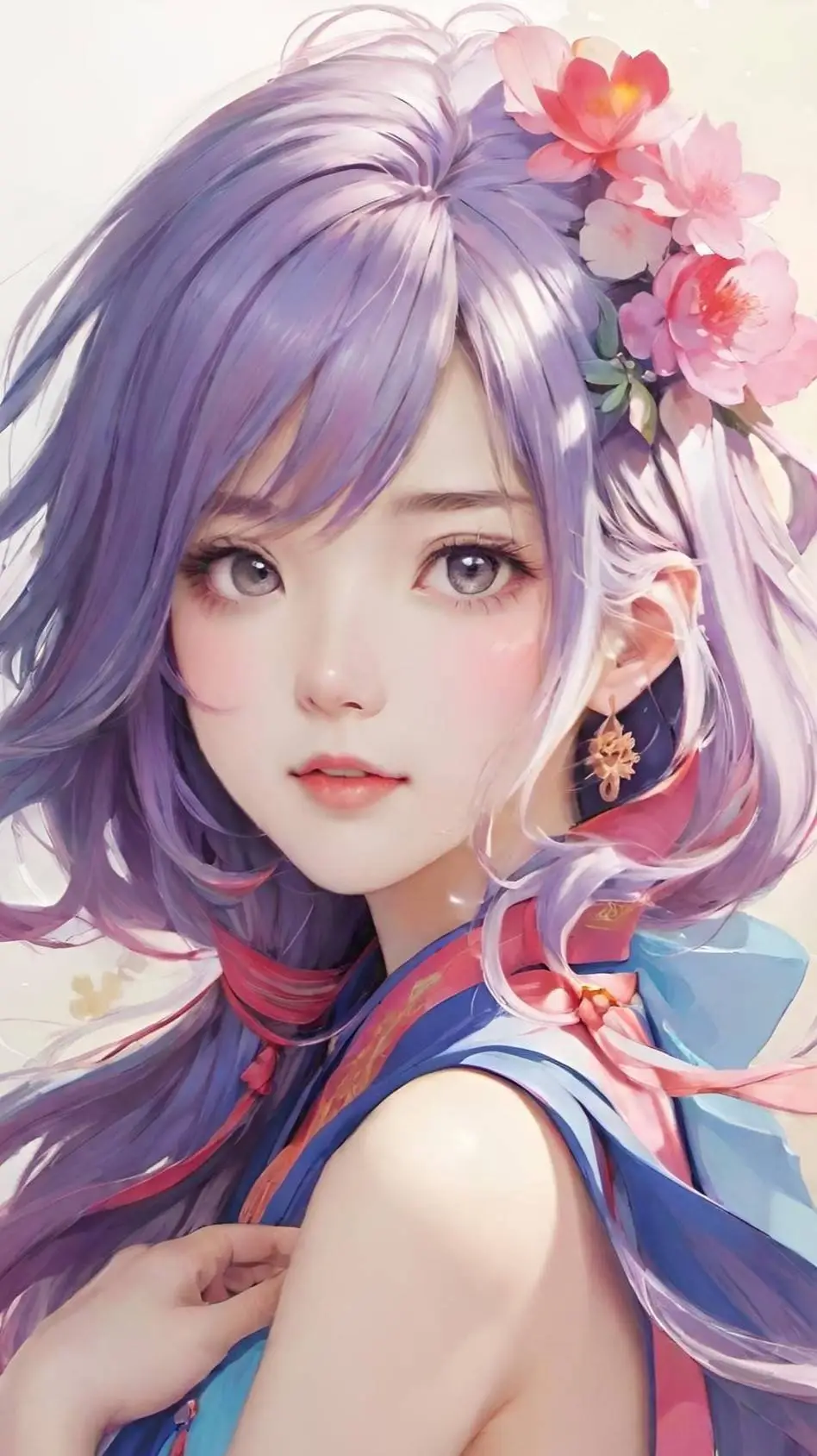 ai character: 小欣 background
