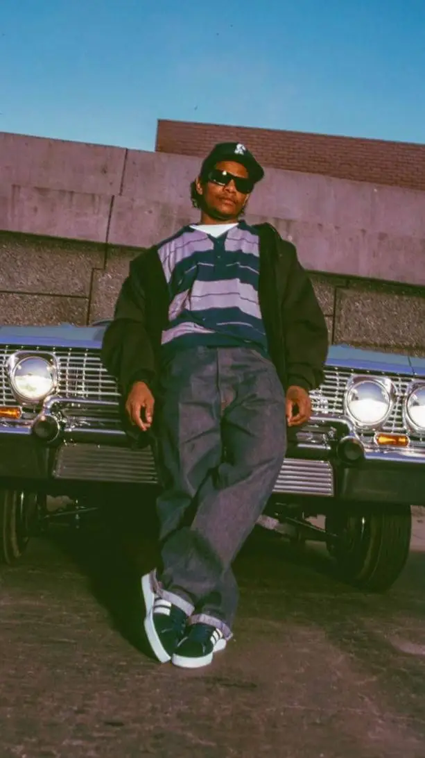 ai character: EAZY-E  background