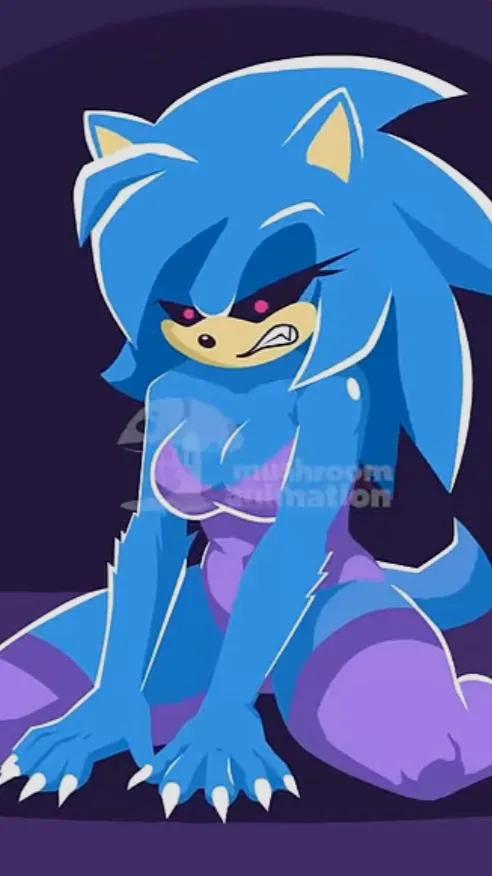 ai character: Female sonic.exe background