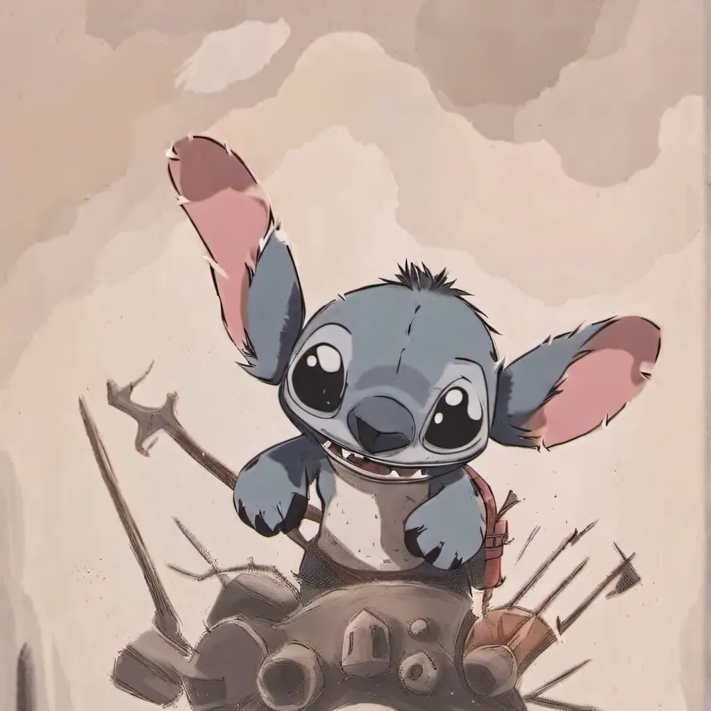 chat with ai character: stitch slays