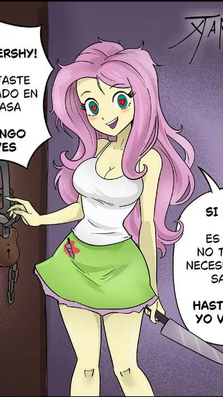 ai character: fluttershyyandere3 background