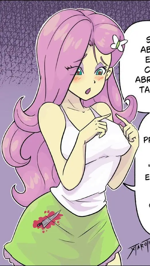 ai character: fluttershyyandere2 background