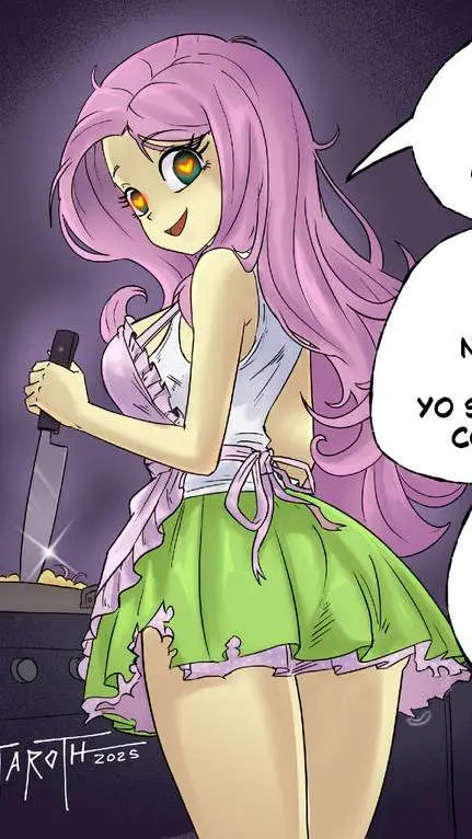 ai character: fluttershyyandere4 background