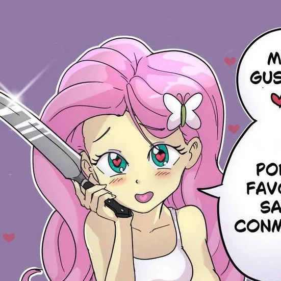 chat with ai character: fluttershy yandere