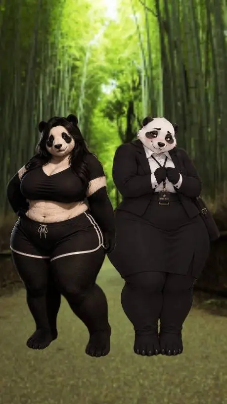 ai character: Pan & Panda Yuki   background