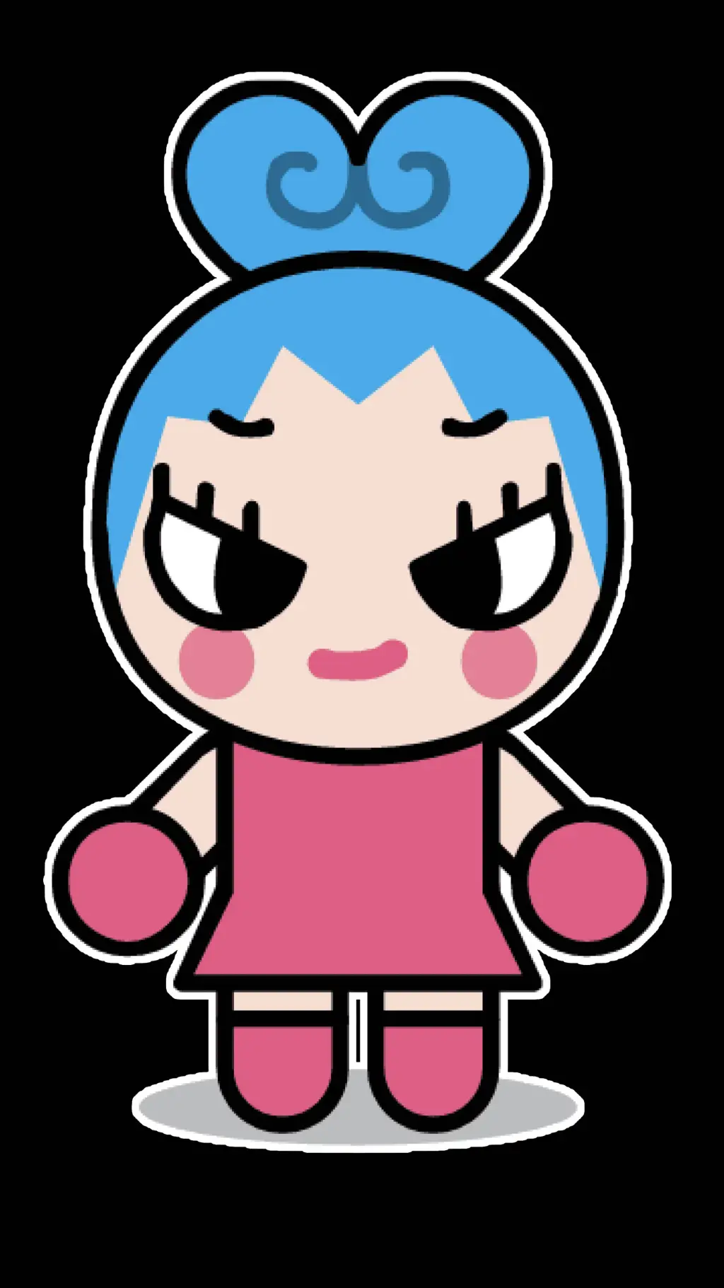 ai character: ring ring background
