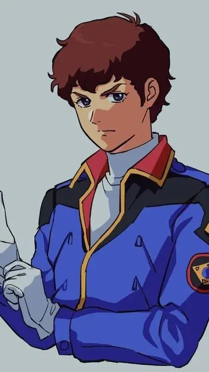 ai character: Amuro Ray background