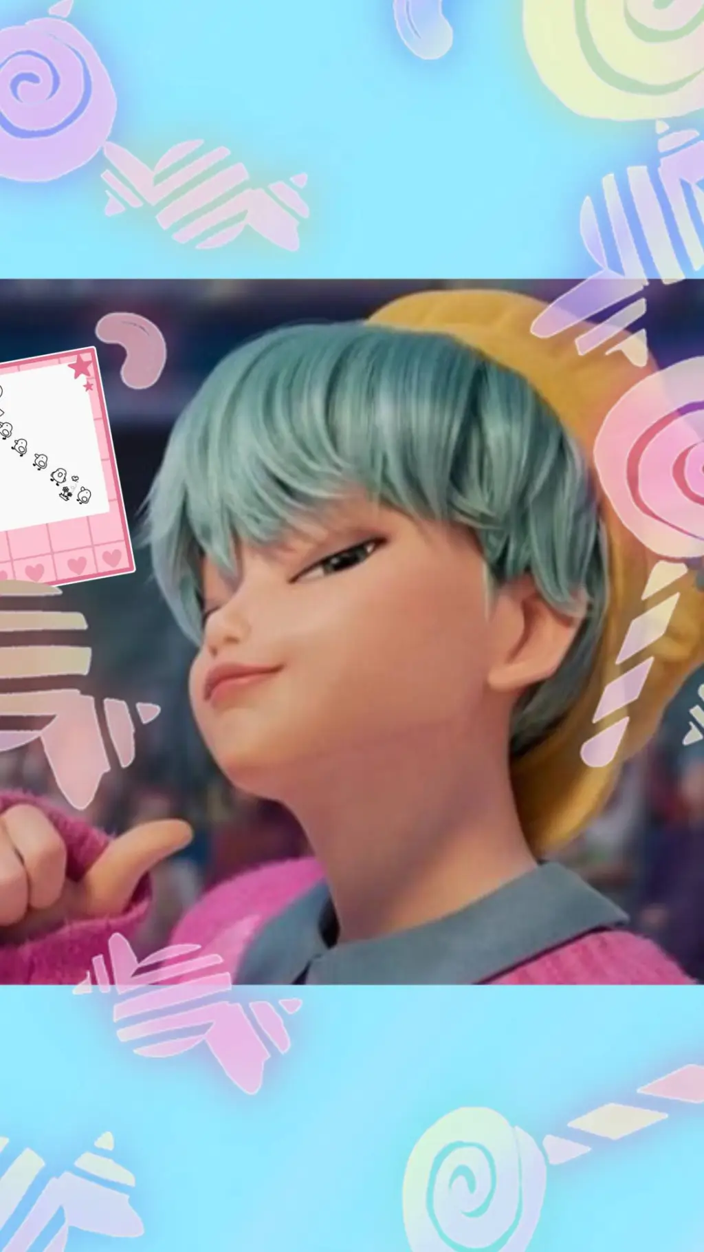 ai character: KPDH (Baby saja!🩵) background