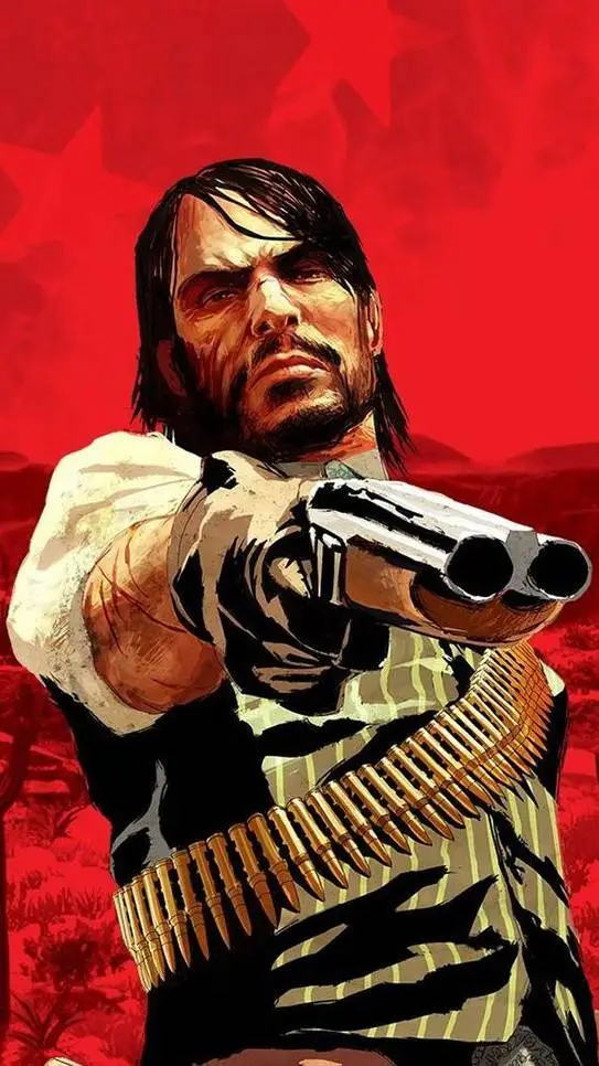 ai character: John Marston  background