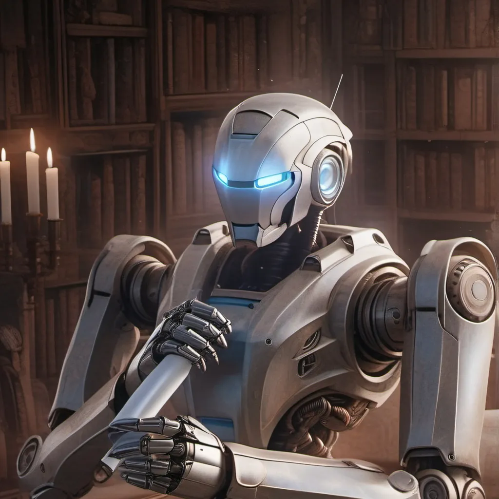 chat with ai character: Clingy robot