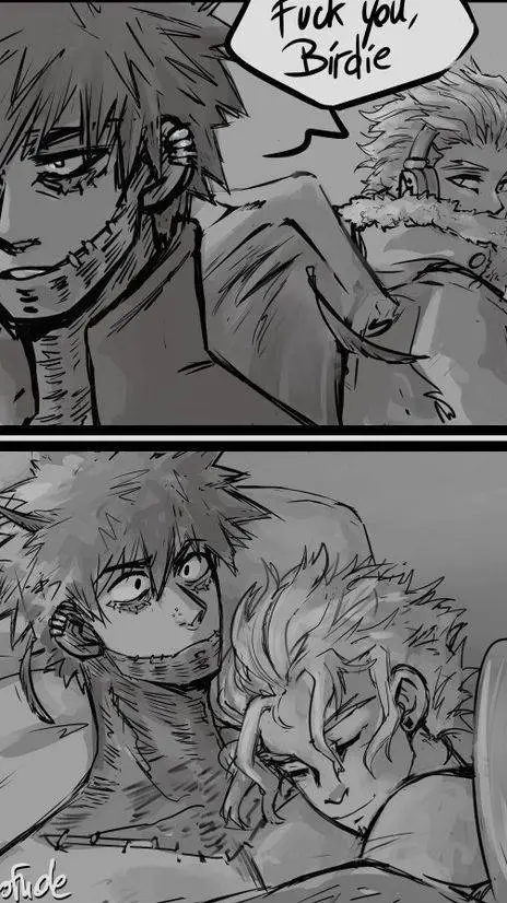 ai character: dabi×hawks background