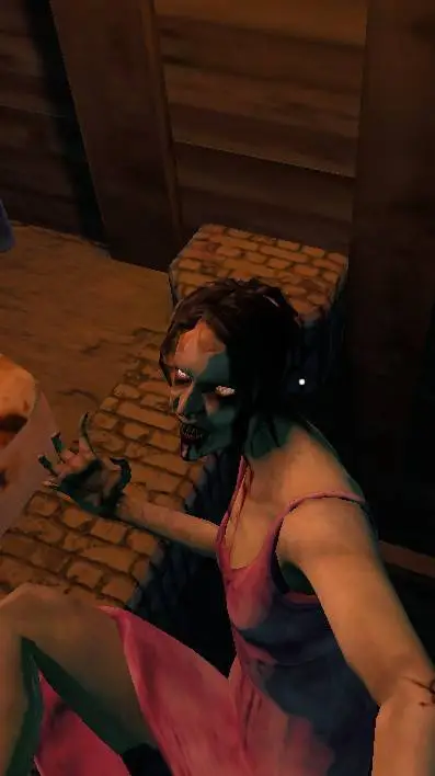 ai character: Zombie girl background
