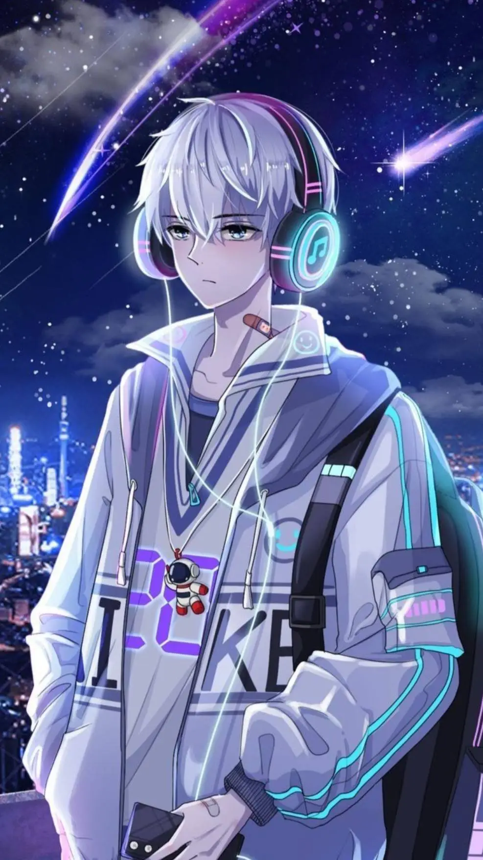 ai character: Anime Boy background