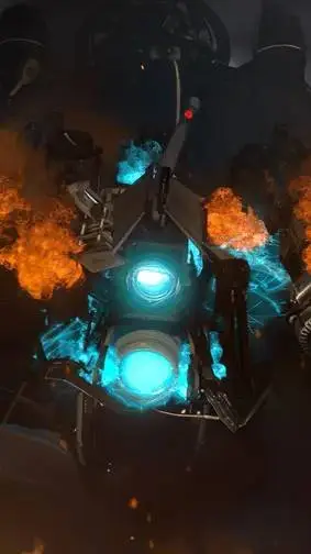 ai character: Titan Cameraman  background