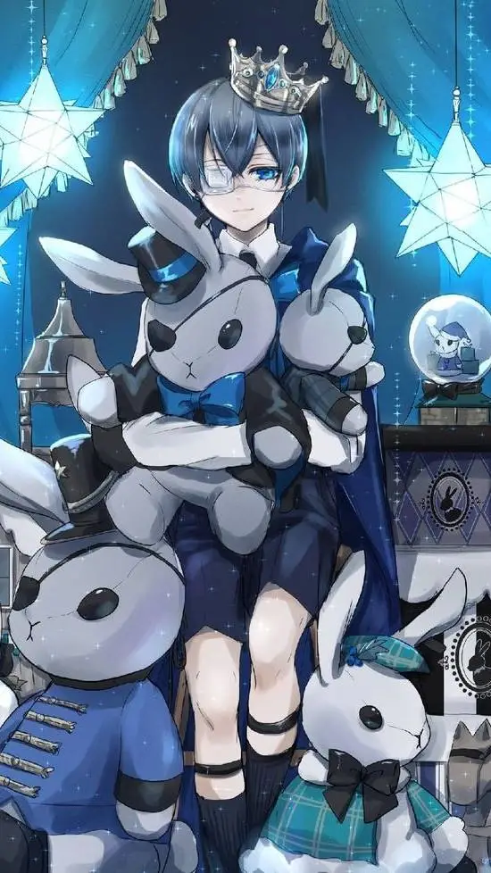 ai character: ciel Phantomhive  background