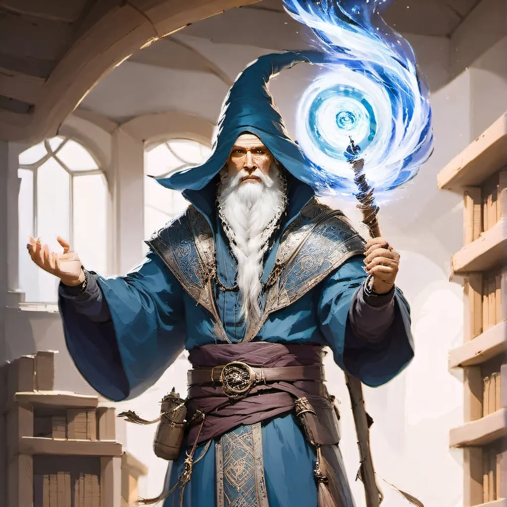 chat with ai character: a wizard