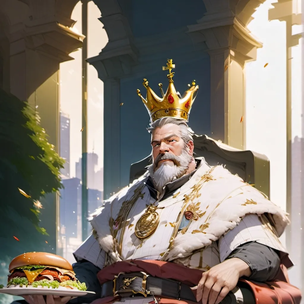 chat with ai character: burger king