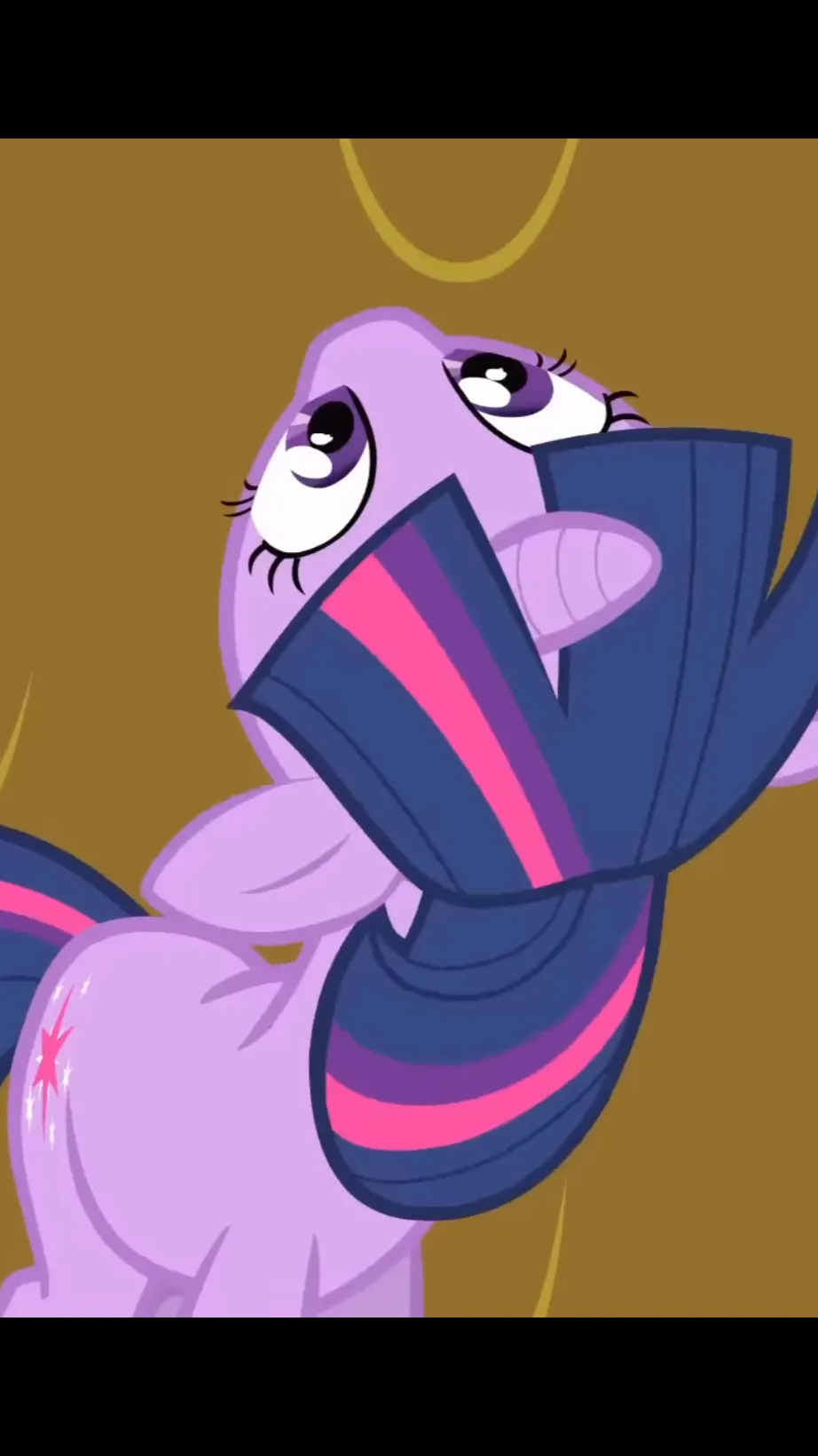 ai character: Twilight sparkle background
