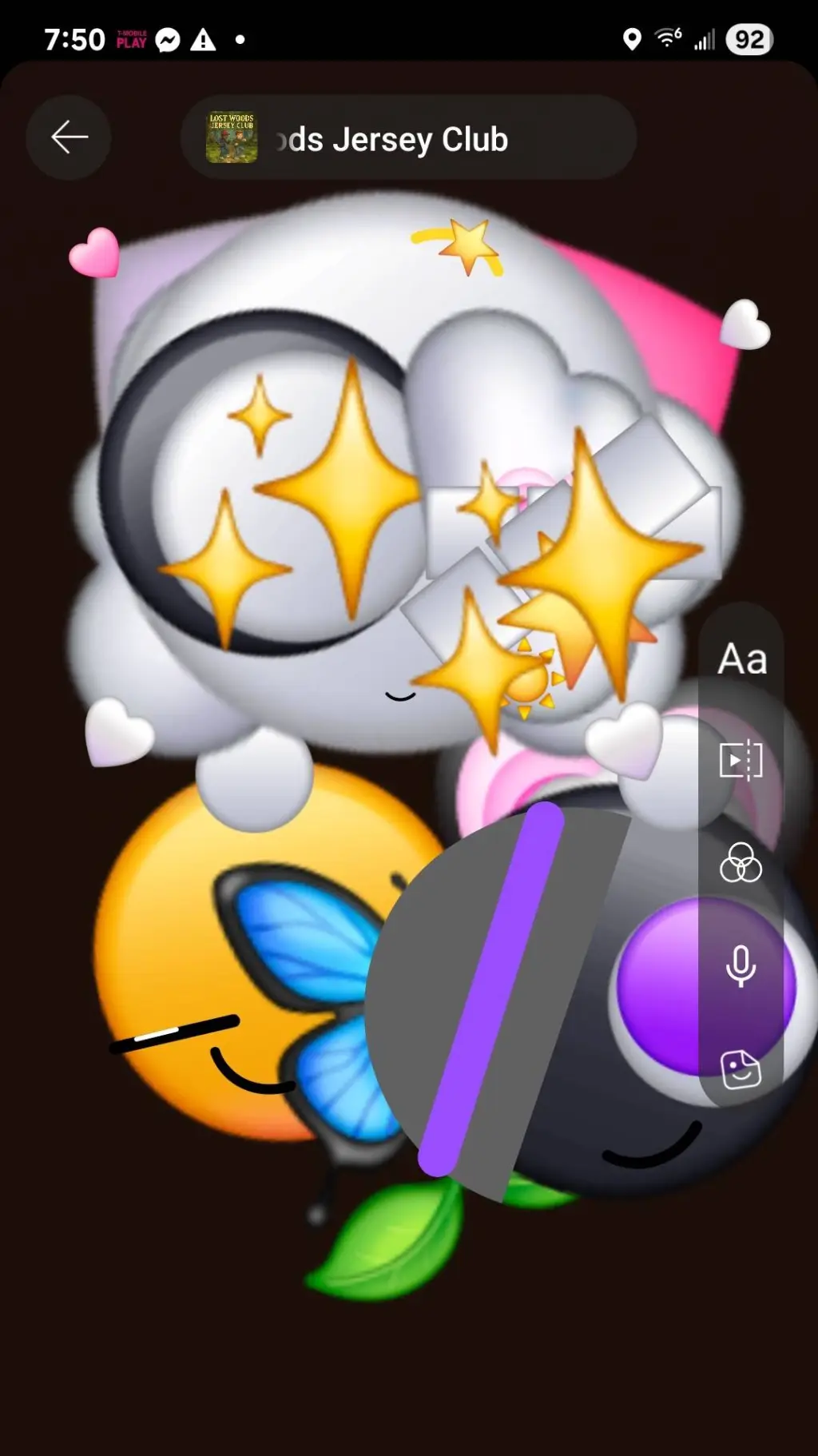 ai character: :)  background