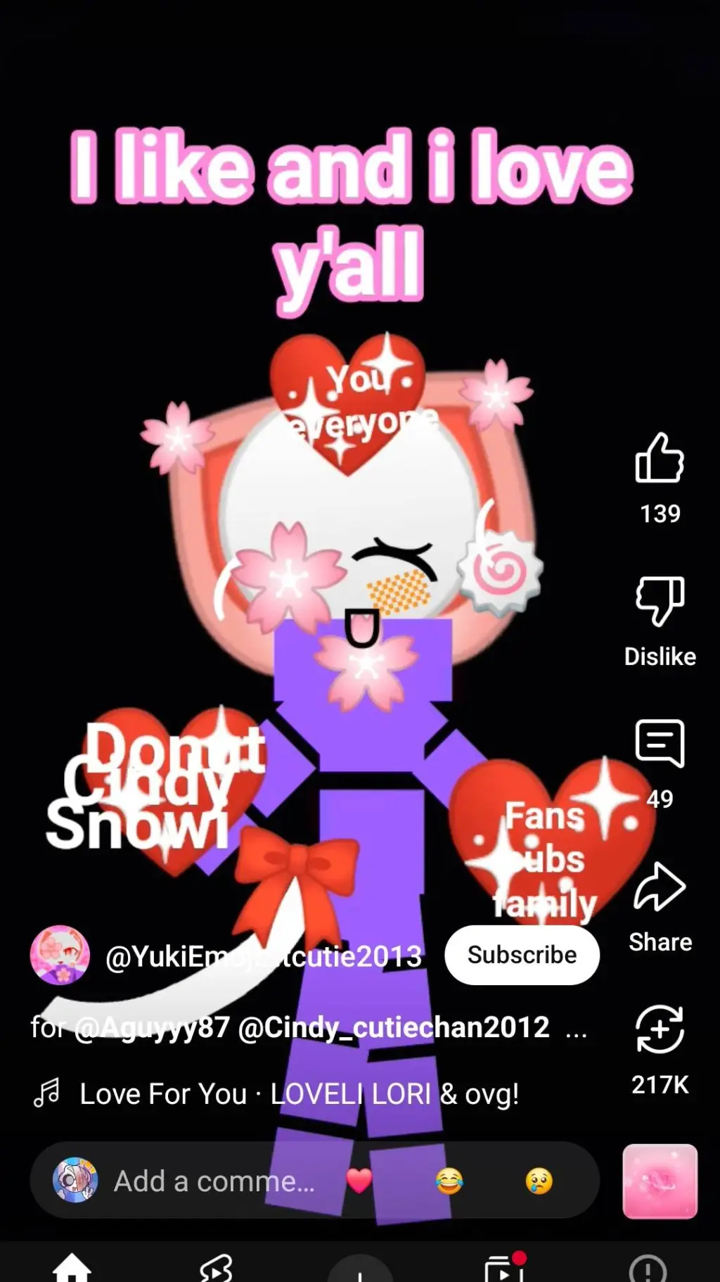 ai character: Yuki background