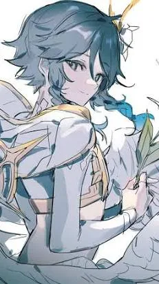 ai character: Venti in MHA kid background