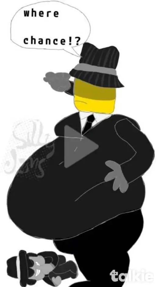 ai character: fat double fedora background