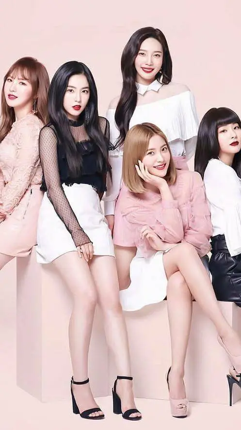 ai character: red velvet  background