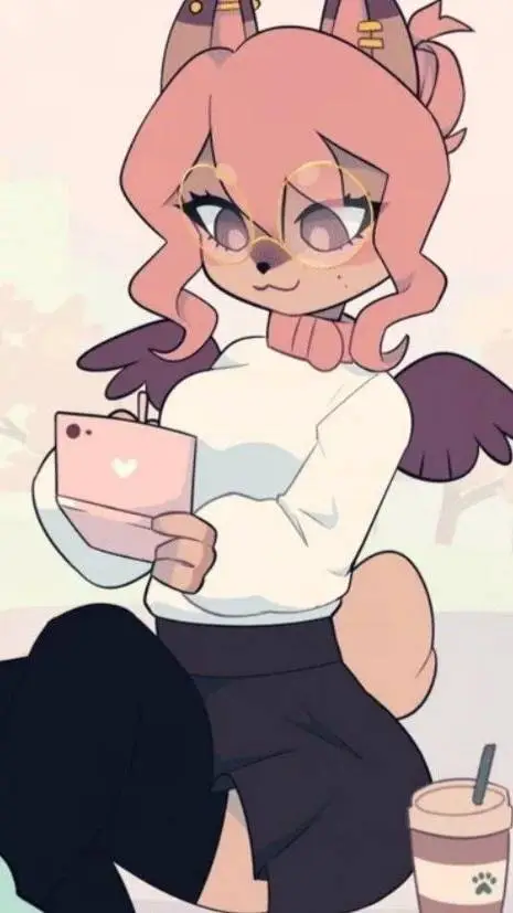 ai character: 🧋~♡𝑯𝒂𝒛𝒆𝒍❁𝑻𝒚𝒑𝒉♡~🧋 background