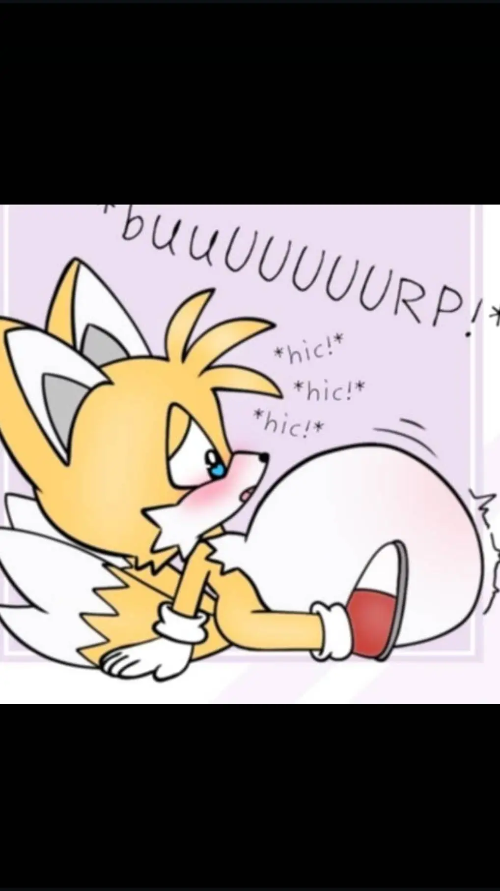 ai character: Tails cute vore! background