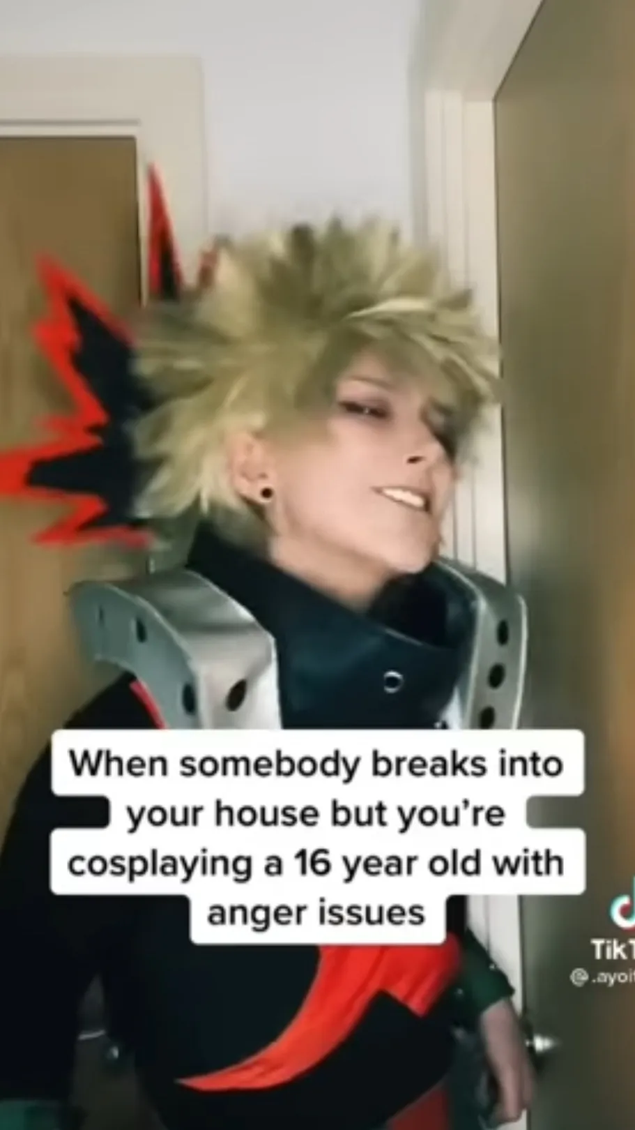 ai character: Clingy bakugo  background