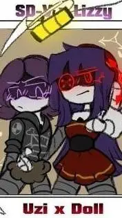 ai character: Uzi and doll background