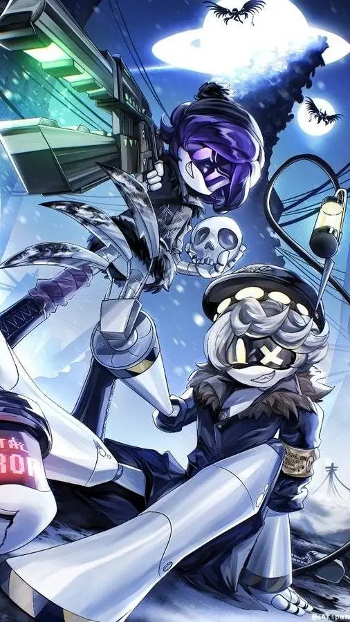 ai character: murder drones  background