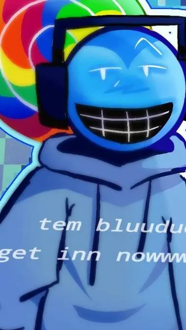 ai character: bluudude background