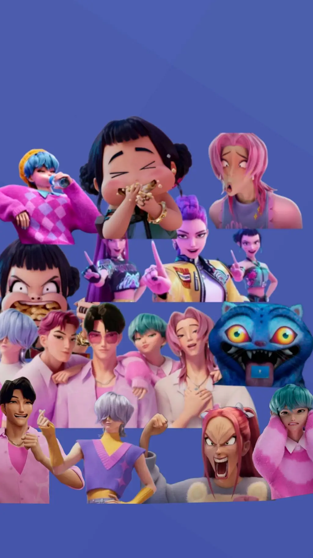 ai character: Kpop Demon Hunters background