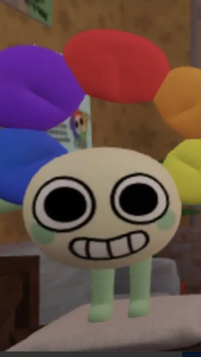 ai character: DandysWorld School background