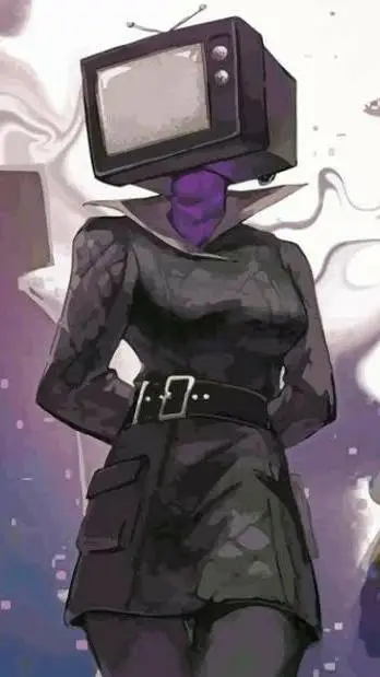 ai character: TV Woman background