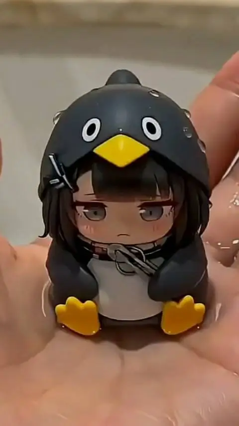 ai character: 🐧Gugu Gaga🐧 Shower background