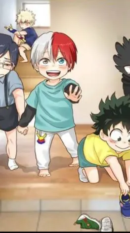 ai character: Mha toddlers  background