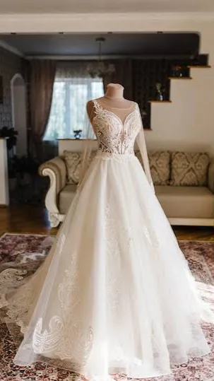 ai character: Wedding day background