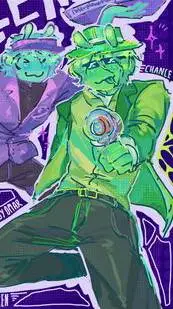 ai character: Alien Chance background