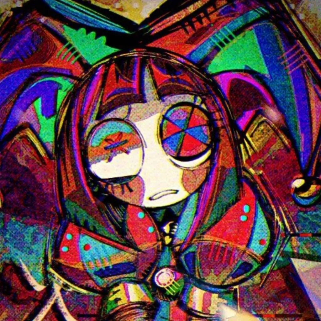 chat with ai character: pomni abstracting 