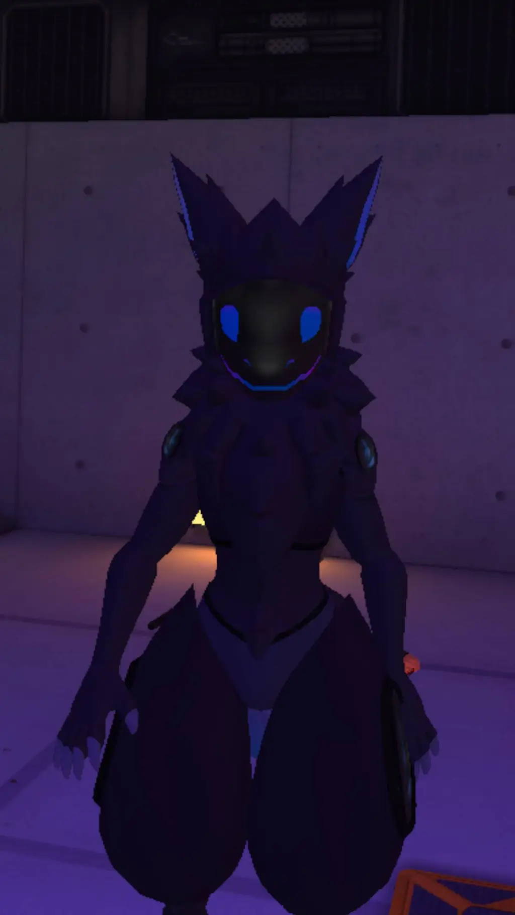 ai character: protogen background