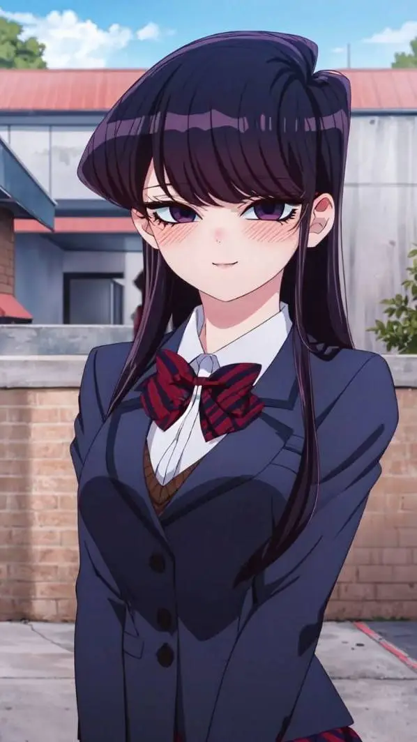 ai character: Shouko komi background
